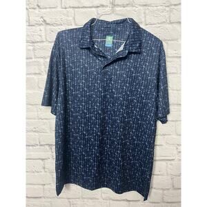 Pro Tour Golf Pattern Polo Shirt - Men's Size Large